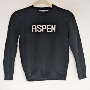 Ellsworth + Ivy • Aspen Sweater in Black | Girls